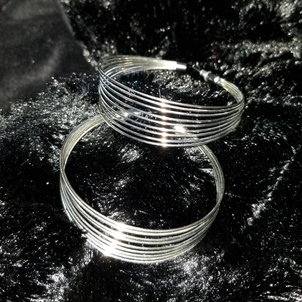 Multi Ring Hoop Earrings